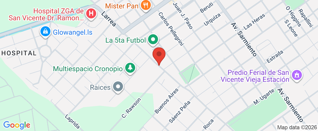 Mapa de la ubicación