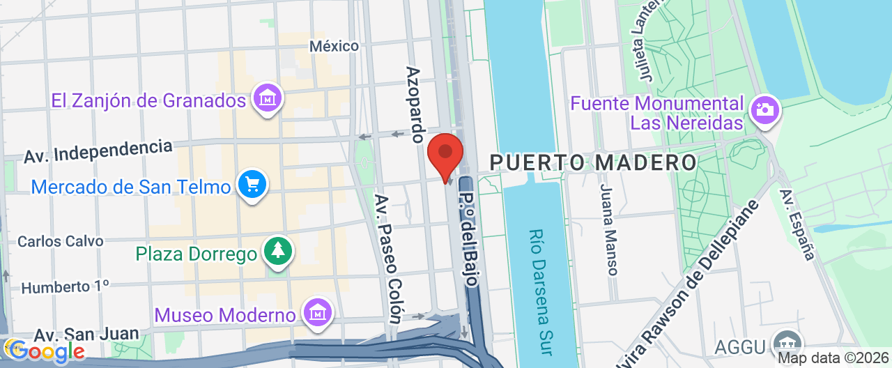 Mapa de la ubicación