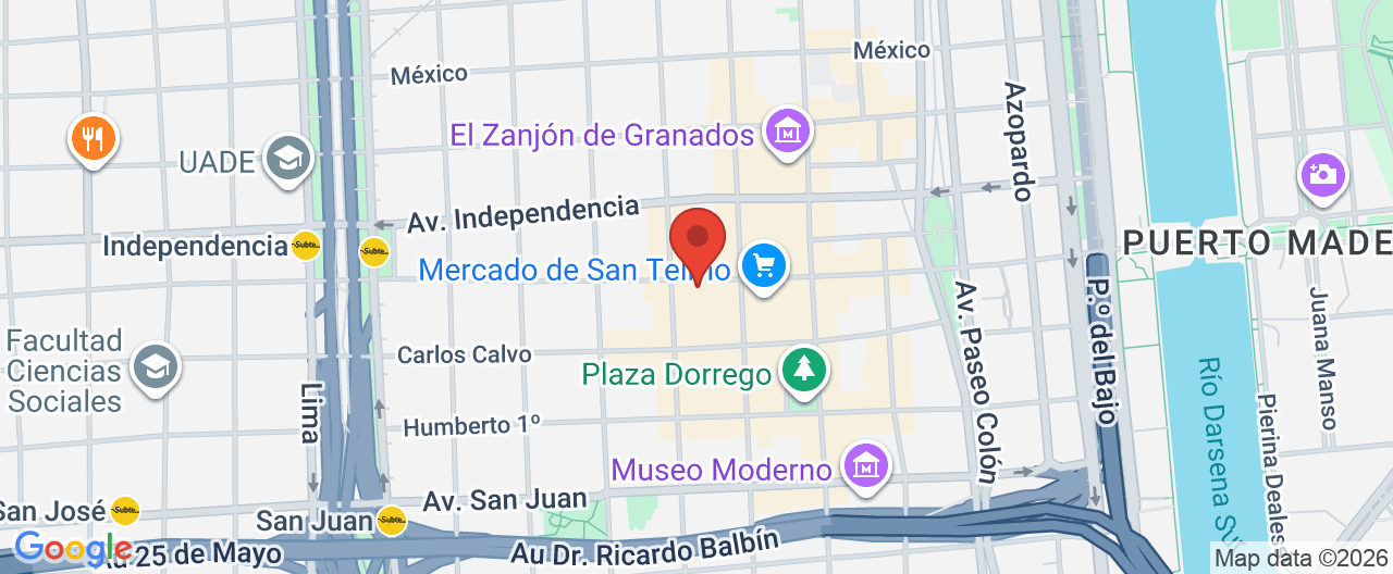 Mapa de la ubicación