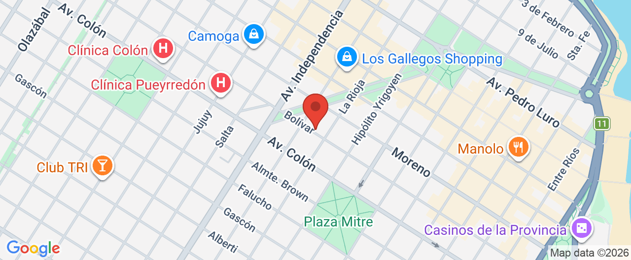 Mapa de la ubicación