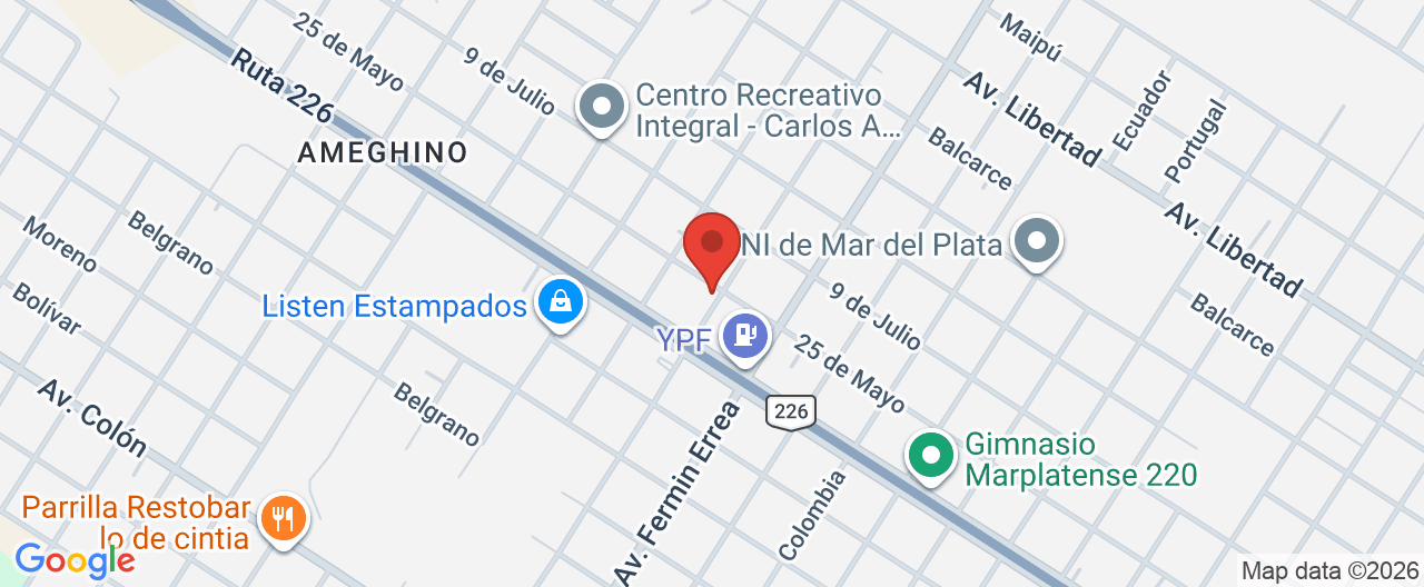 Mapa de la ubicación