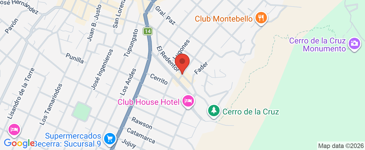 Mapa de la ubicación