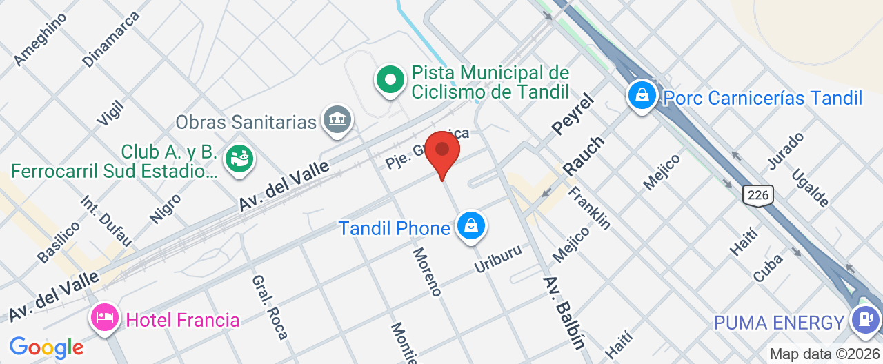 Mapa de la ubicación