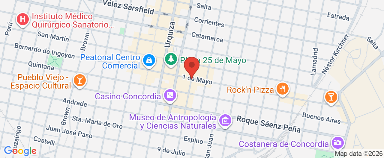 Mapa de la ubicación
