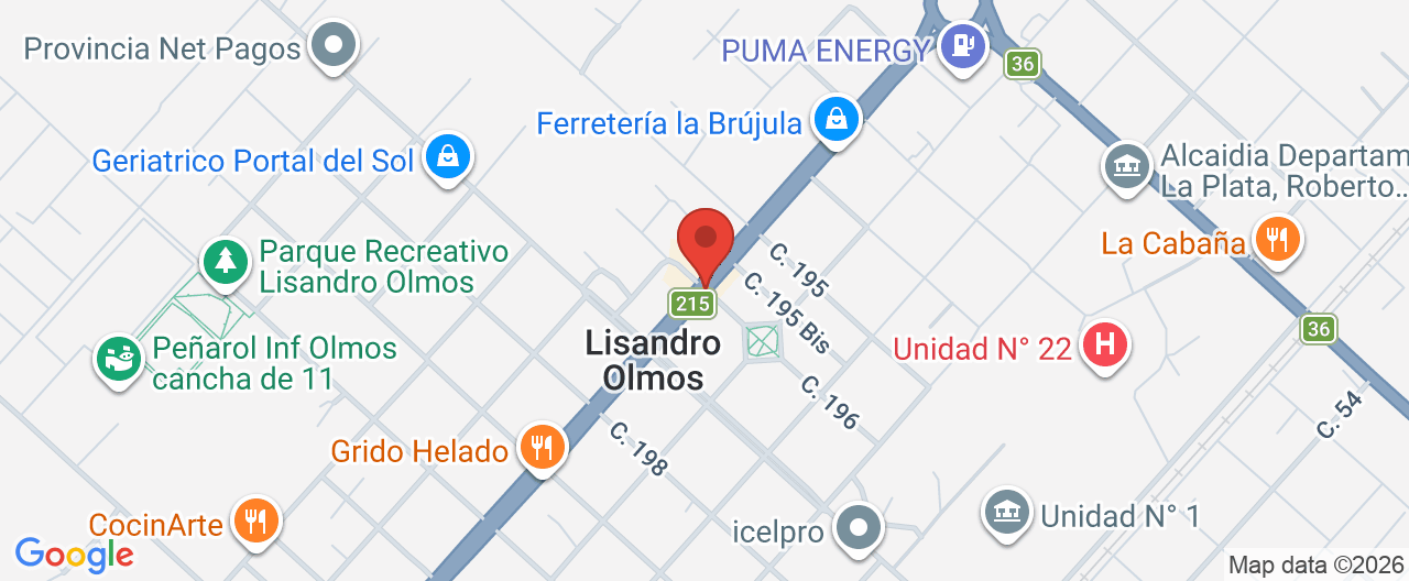 Mapa de la ubicación