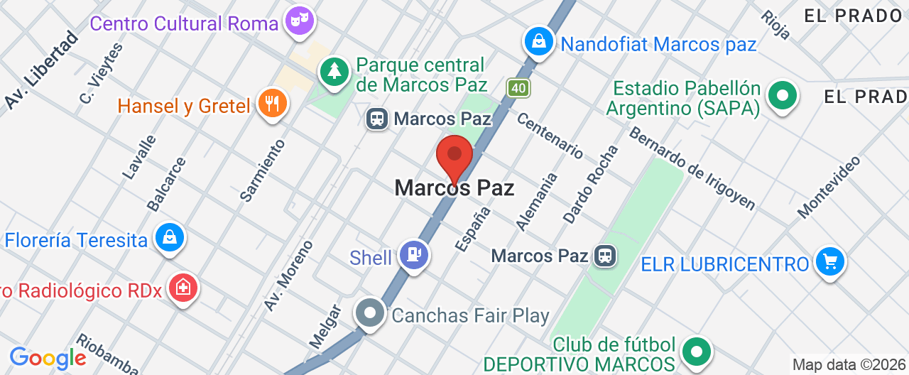 Mapa de la ubicación