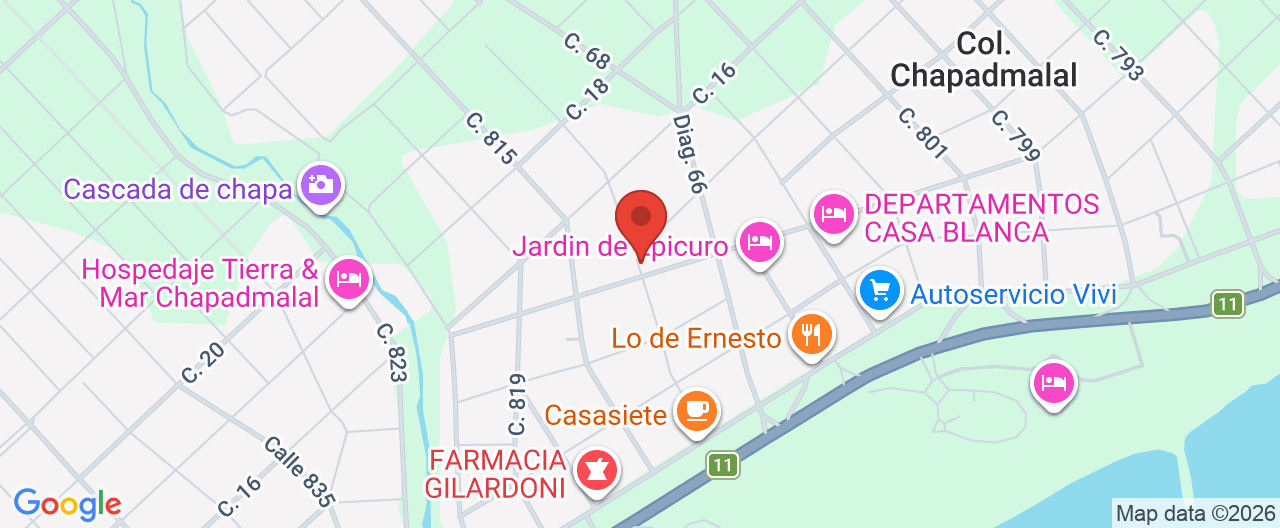 Mapa de la ubicación