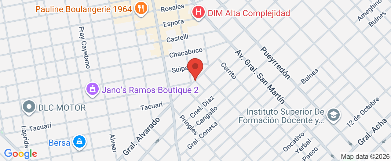 Mapa de la ubicación
