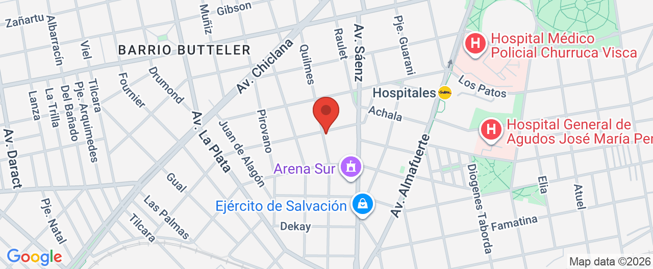 Mapa de la ubicación