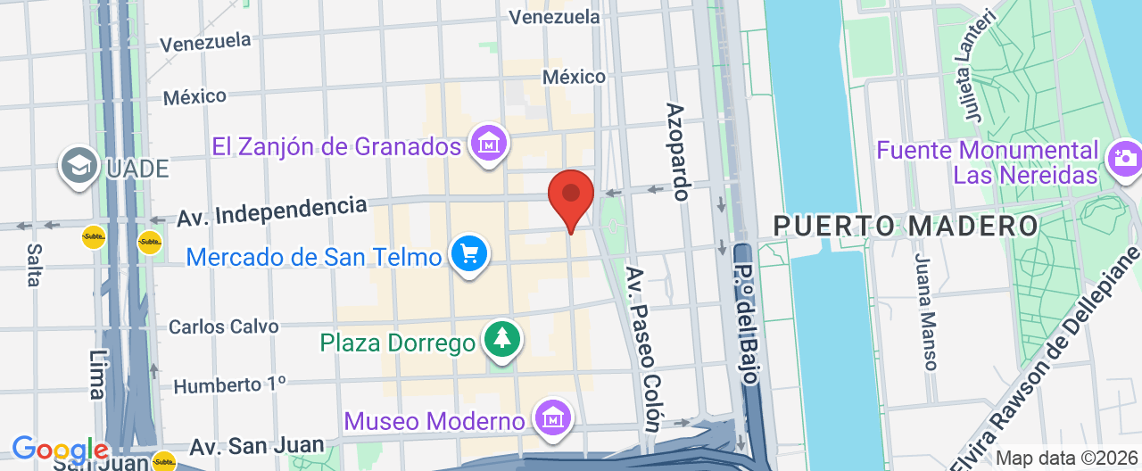 Mapa de la ubicación