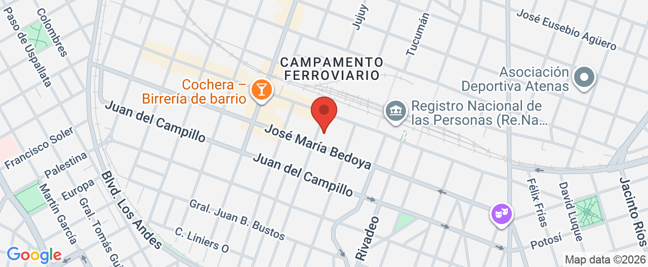 Mapa de la ubicación