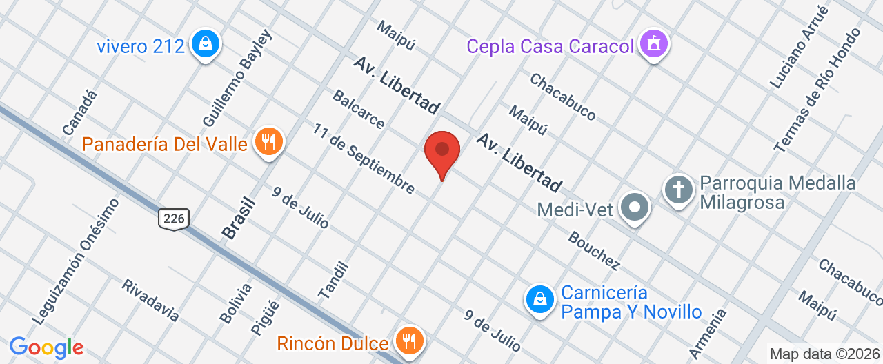 Mapa de la ubicación