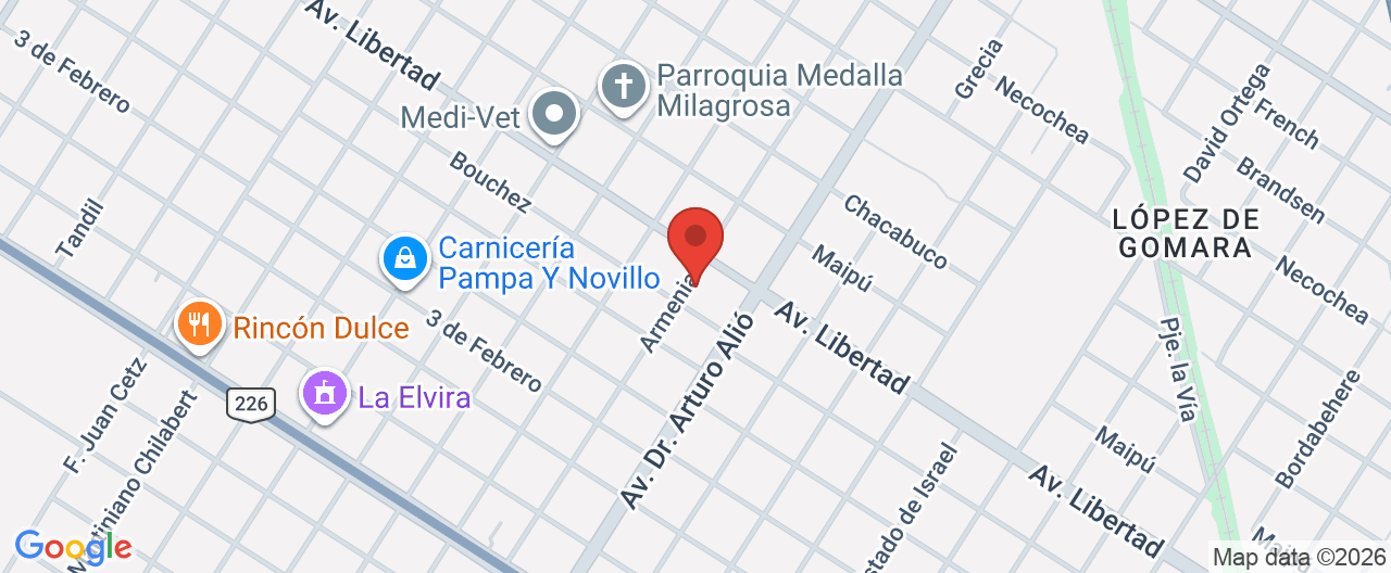Mapa de la ubicación