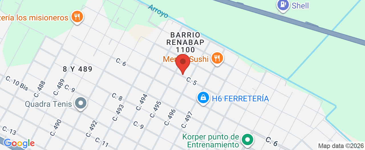 Mapa de la ubicación