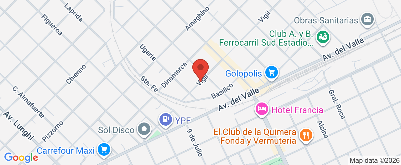 Mapa de la ubicación