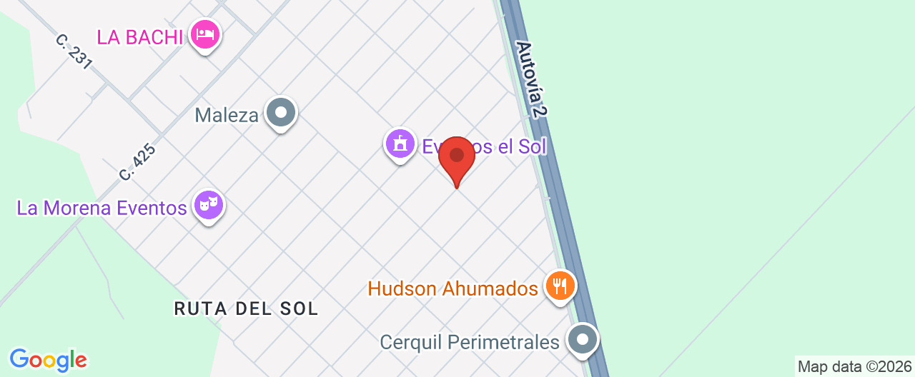 Mapa de la ubicación