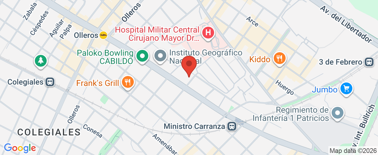 Mapa de la ubicación