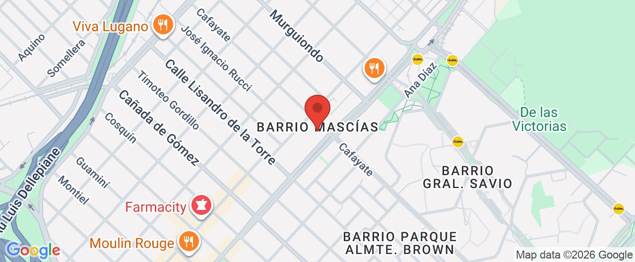 Mapa de la ubicación