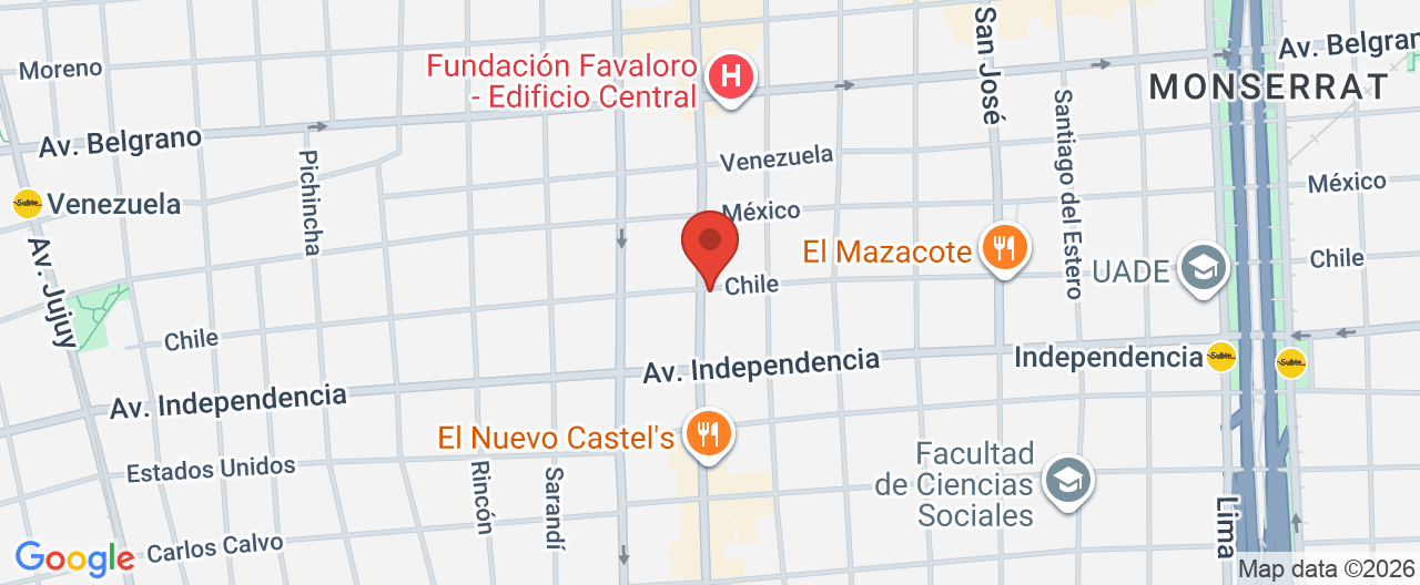 Mapa de la ubicación