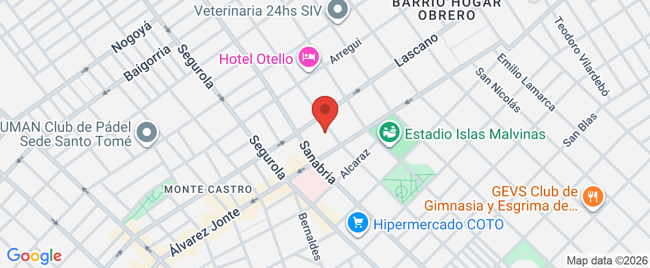 Mapa de la ubicación