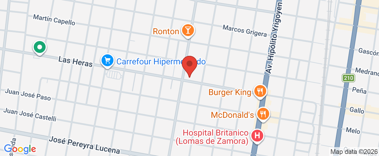 Mapa de la ubicación