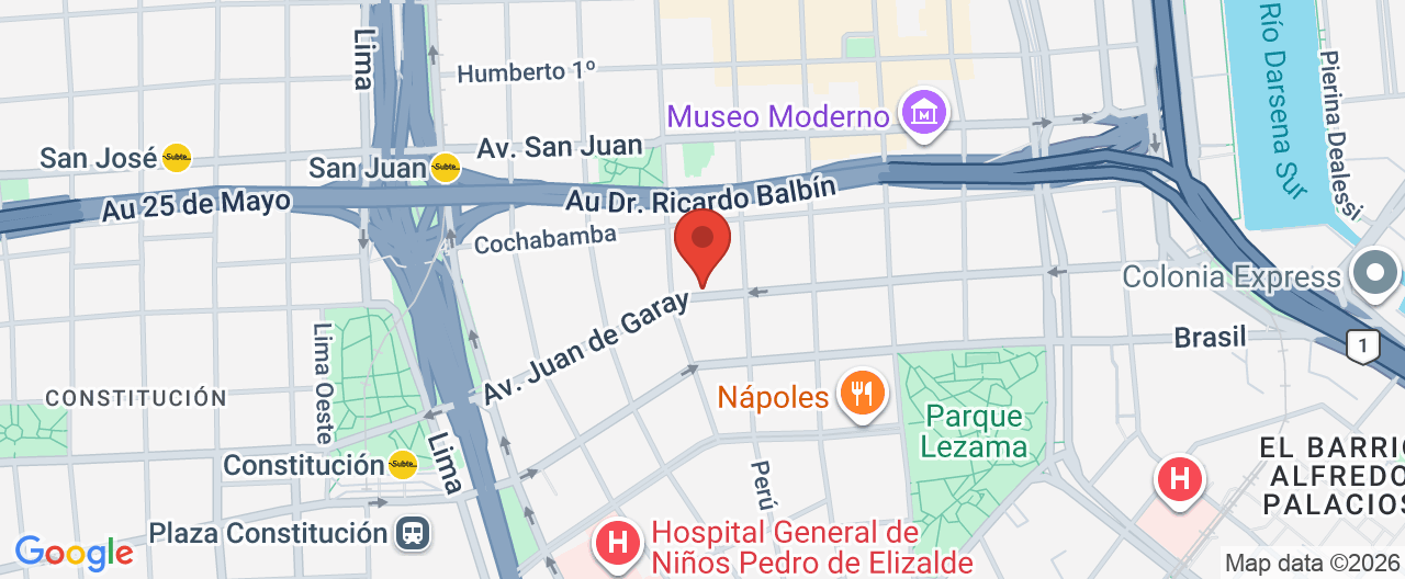 Mapa de la ubicación