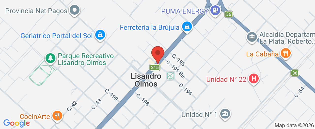 Mapa de la ubicación