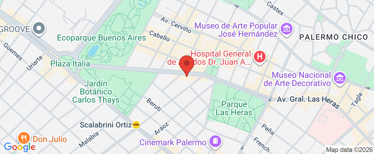 Mapa de la ubicación