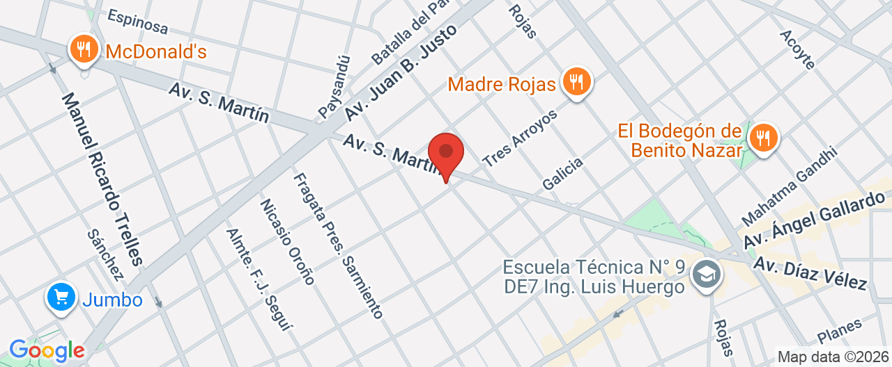 Mapa de la ubicación