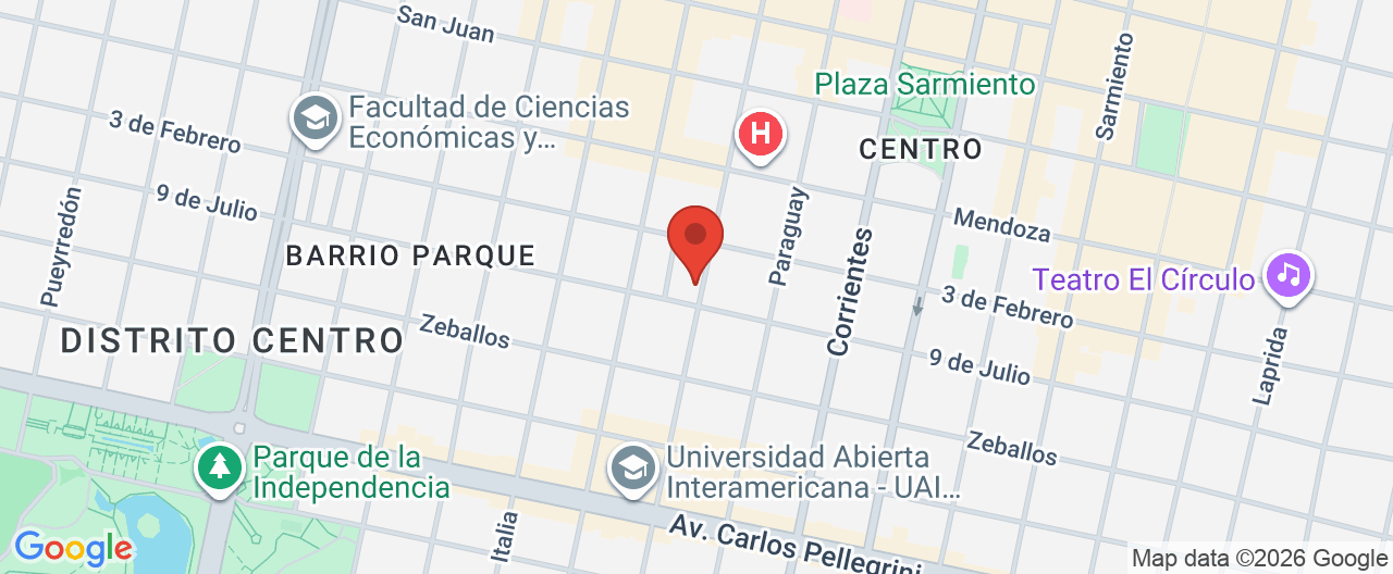 Mapa de la ubicación