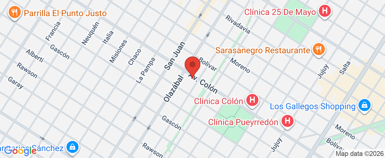 Mapa de la ubicación