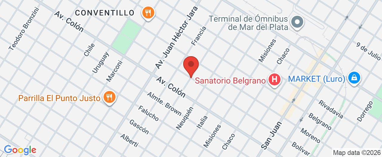 Mapa de la ubicación