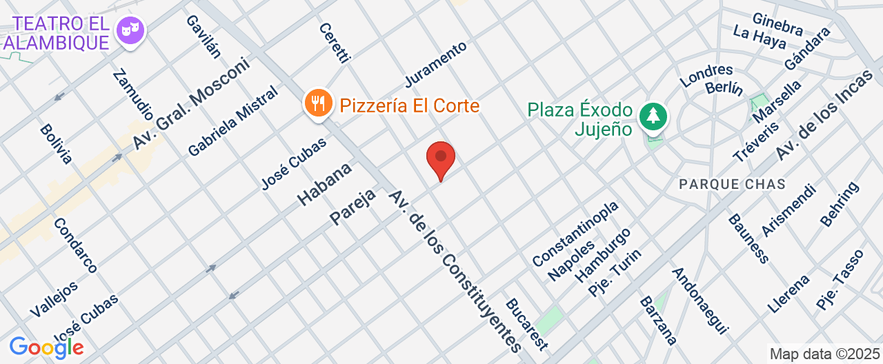 Mapa de la ubicación