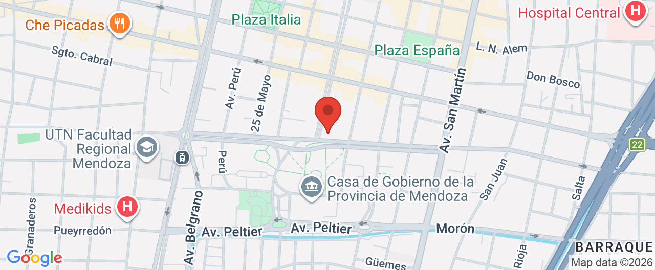 Mapa de la ubicación