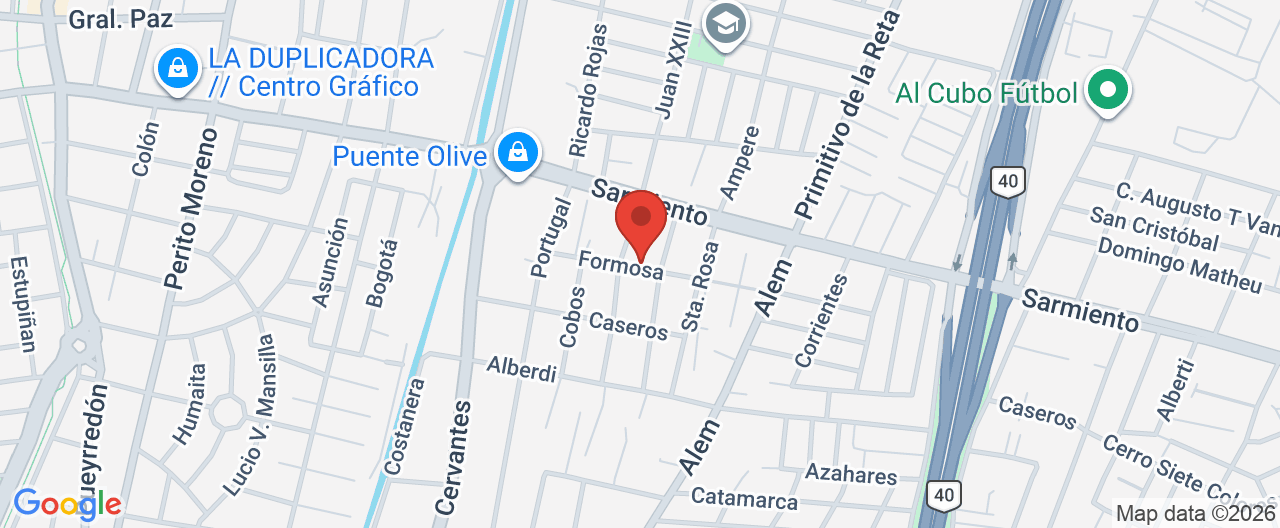 Mapa de la ubicación