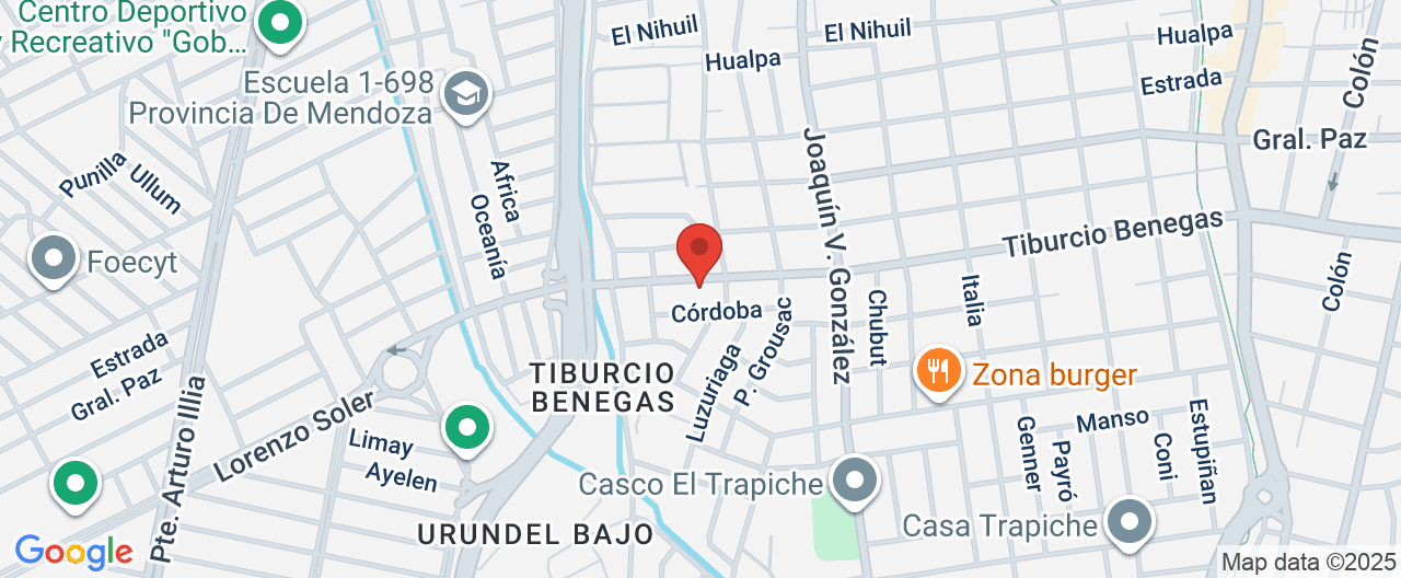 Mapa de la ubicación
