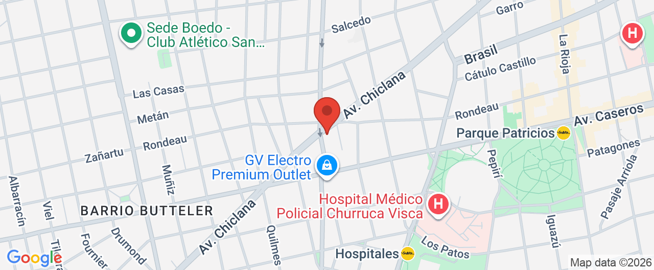 Mapa de la ubicación