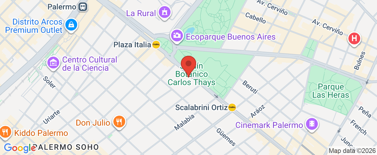 Mapa de la ubicación