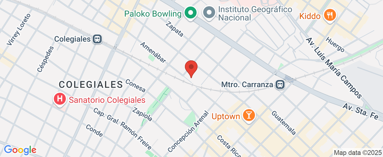 Mapa de la ubicación