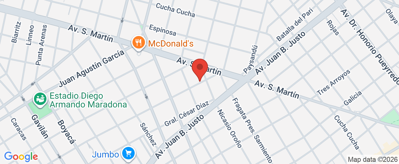 Mapa de la ubicación
