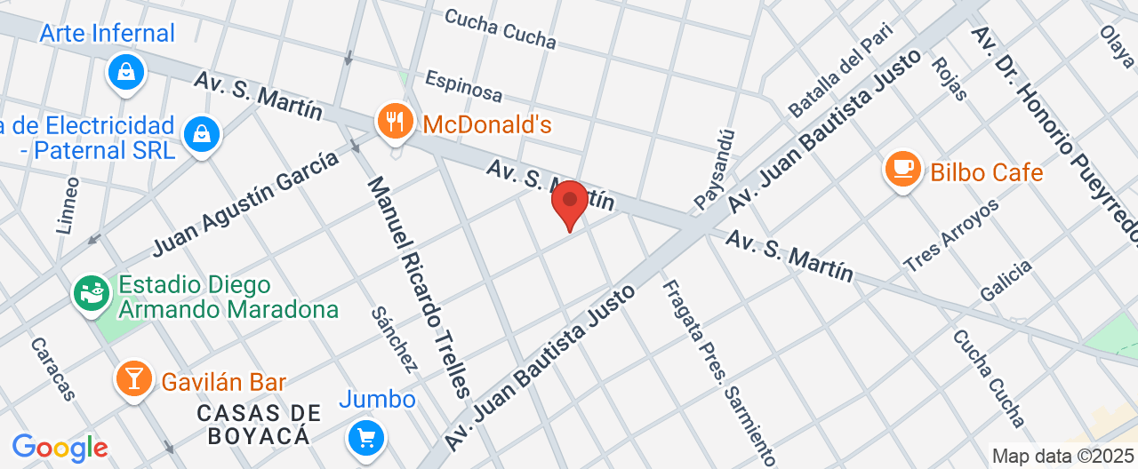 Mapa de la ubicación