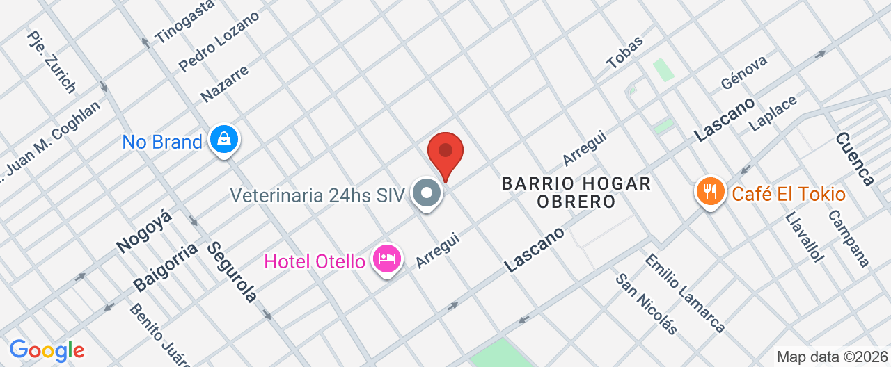 Mapa de la ubicación