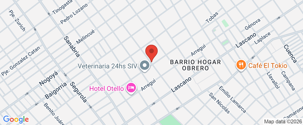 Mapa de la ubicación