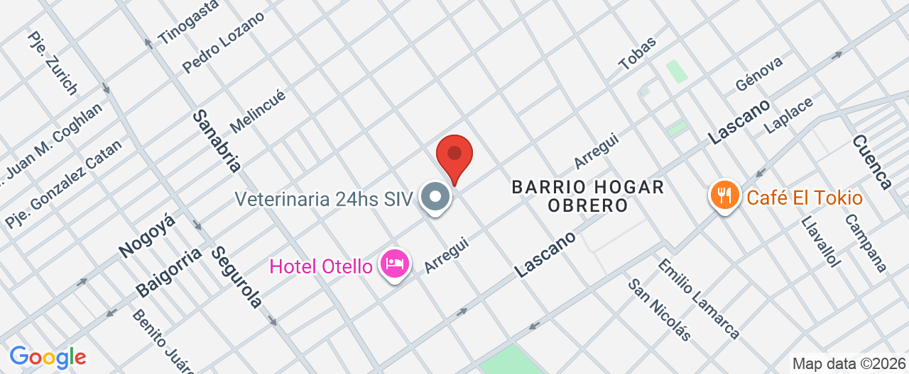 Mapa de la ubicación