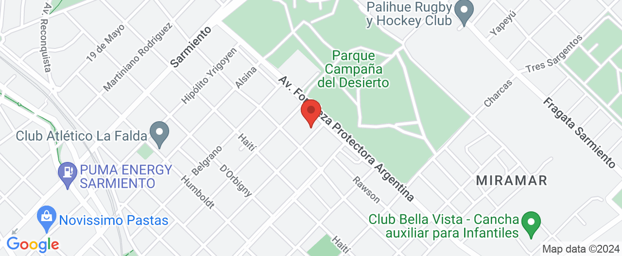 Mapa de la ubicación