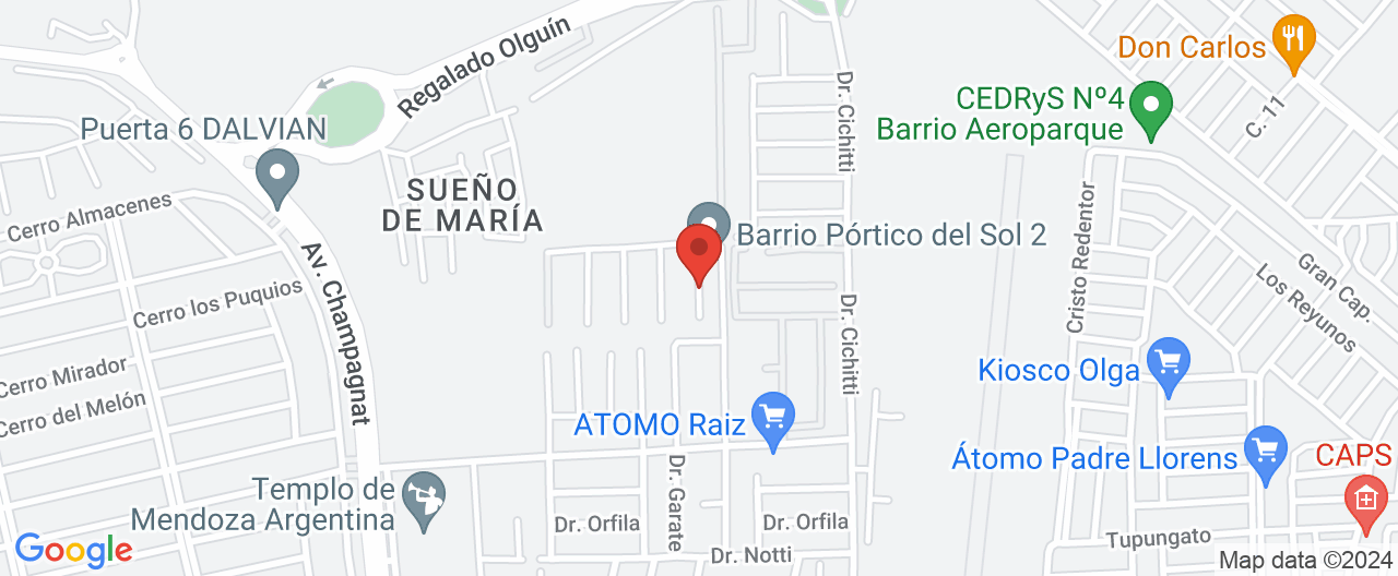 Mapa de la ubicación