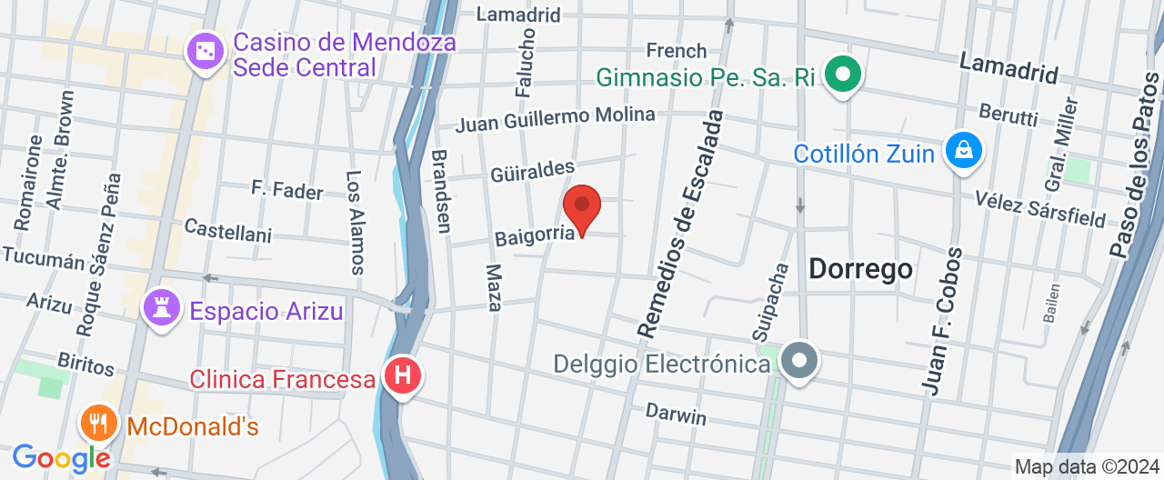 Mapa de la ubicación