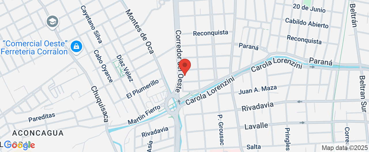 Mapa de la ubicación