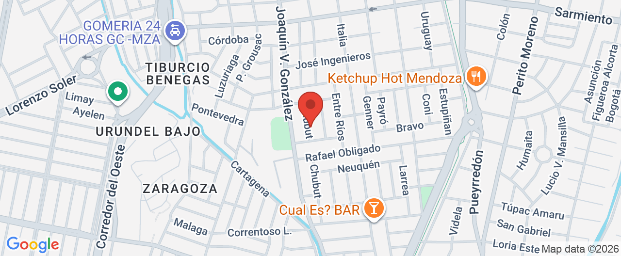 Mapa de la ubicación