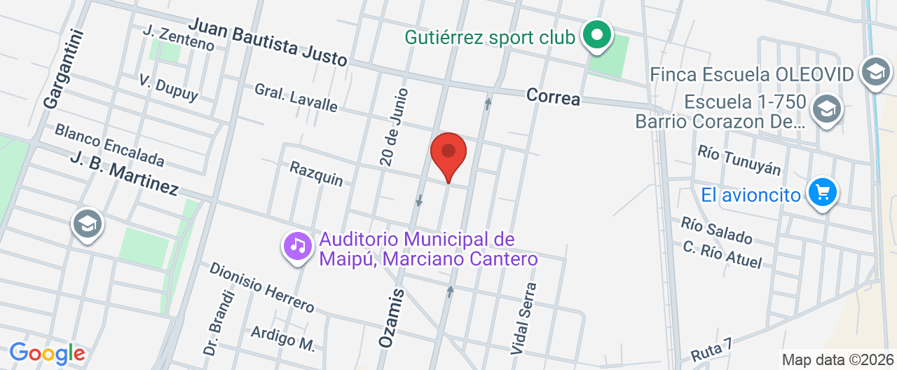 Mapa de la ubicación